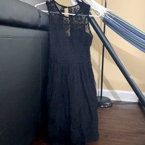 Lacey black dress